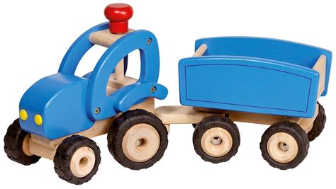 Hopelijk heb je een mooie kleurplaat tractor kunnen vinden uit al onze kleurplaten. Goki Tractor met aanhanger - Hout & Plezier - Hout en Plezier
