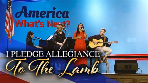 I Pledge Allegiance To The Lamb Live Youtube