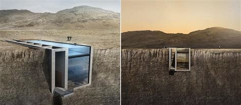 Casa Brutale House In A Cliff By Opa Works Jebiga Design And Lifestyle