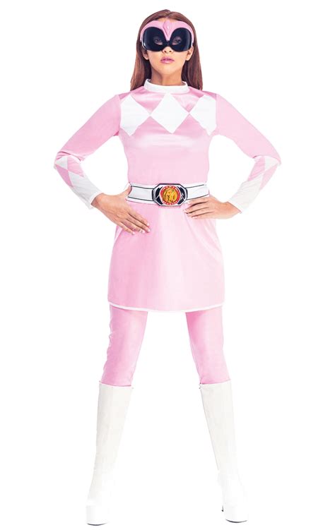 Adult Pink Mighty Morphin Power Ranger Costume Uk