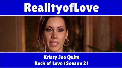 Rock Of Love Season 2 Kristy Joe Quits Youtube