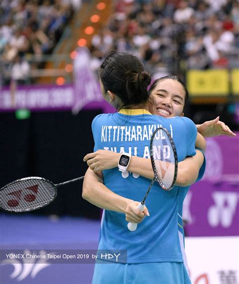 Jongkolphan Kititharakul Rawinda Prajongjai Chinese Taipei Badminton Rackets Tennis Racket