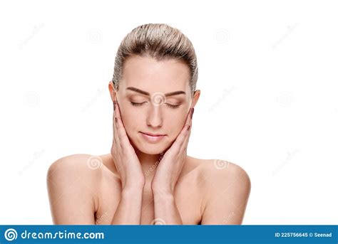 Model With Bare Shoulders Stock Image Image Of Fresh