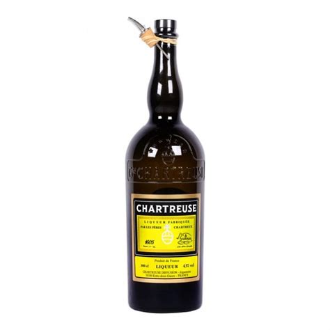 Chartreuse Yellow Liqueur 3 Litre Double Magnum Liqueurs From The