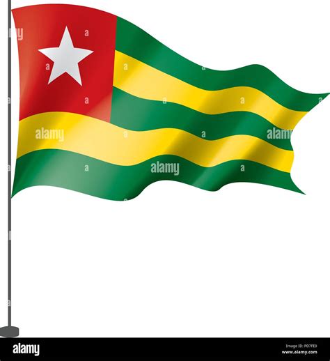 Bandera De Togo Ilustración Vectorial Imagen Vector De Stock Alamy