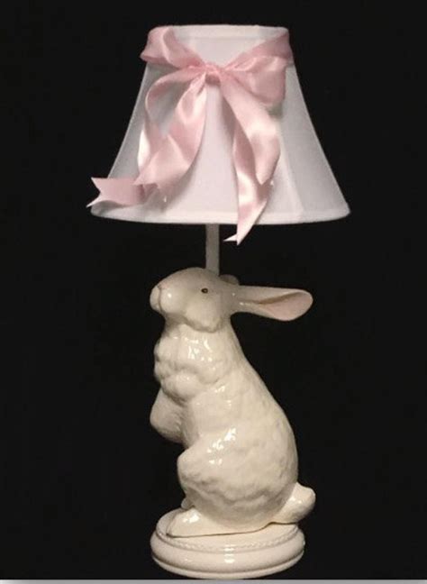 Garden Bunny Lamp Etsy Bunny Lamp Wonderland Party Decorations Lamp