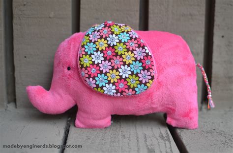 Made By Enginerds Elephant Stuffed Animal Tutorial With Pattern