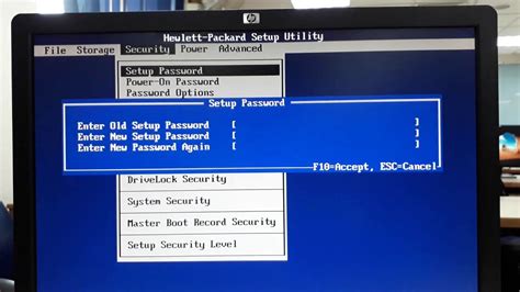 How To Set Bios Password Of Your Pc Educational Videos Passwords File Storage