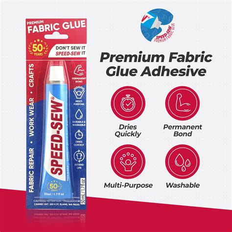 Speed-Sew - Speed-Sew Premium Fabric Glue
