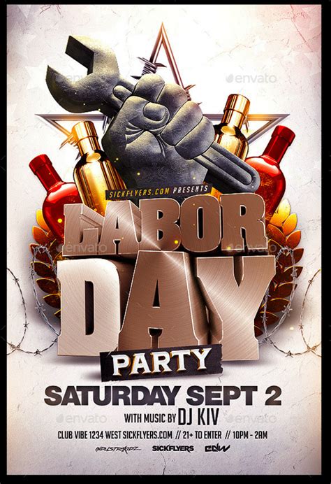 10 labor day party flyers design trends premium psd vector downloads