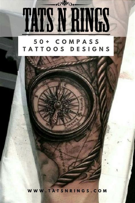 50 Compass Tattoo Designs That Evoke Your Adventurous Spirit Tats N