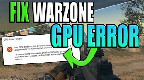 Solved Cod Warzone Gpu Driver Version Error Nvidia And Amd