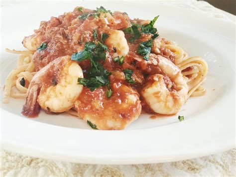 Shrimp And Crab Fra Diavolo Pasta Sunday Supper Spicy Red Sauce