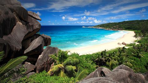Grand Anse Beach La Digue Island Seychelles Windows Spotlight Images