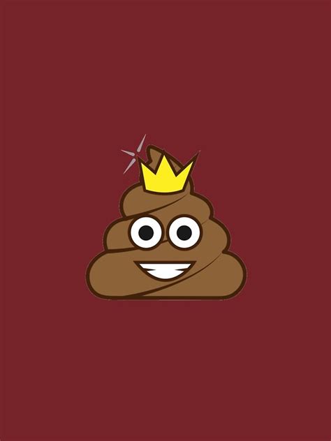 Poop Emoji Crown Iphone Case And Cover By Jvshop Redbubble