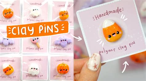 How I Make My Clay Pins Polymer Clay Youtube