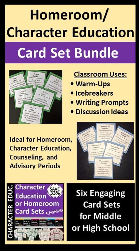 Character Education Group Activity Writing Prompts