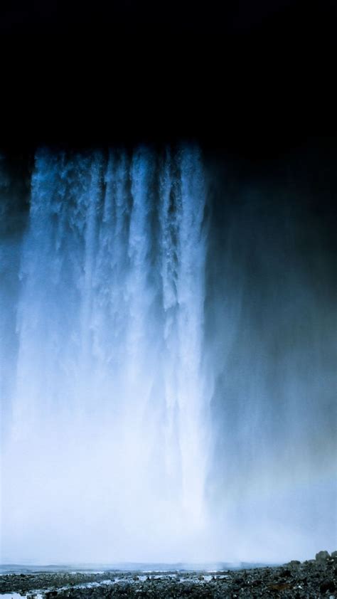 720x1280 Waterfall Water Flow Nature Iceland Wallpaper Waterfall