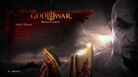 God Of War 3 Remastered Title Screen Ps4 Youtube