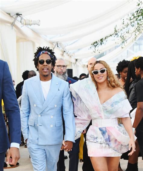Beyonce And Jay Z At Roc Nation Brunch 2019 Popsugar Celebrity Photo 13