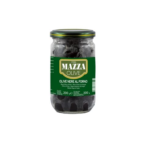 Mazza Alimentari Suszone Czarne Oliwki Olive Nere Al Forno 300ml Królewskie Smaki