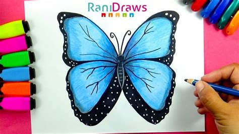 Como Dibujar Y Colorear Una Mariposa Reverasite