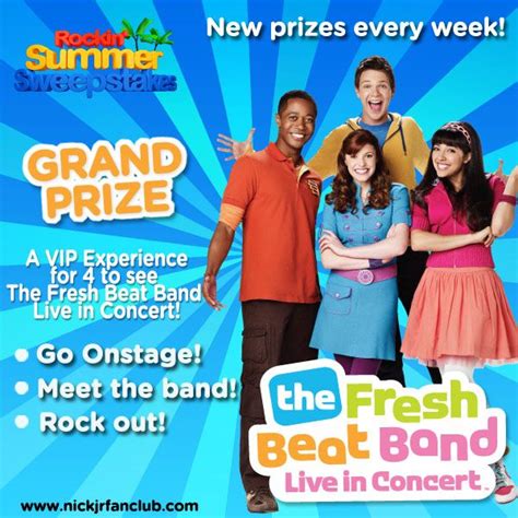 Rock Out On Stage With The Fresh Beat Band Enter Nick Jr S Rockin Summer Sweepstakes For The