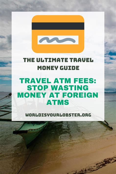 Member fdic, or other credit card issuers of marriott international, inc. Stop Wasting Money At Foreign ATMs | Travel money, Best travel credit cards, Paid travel