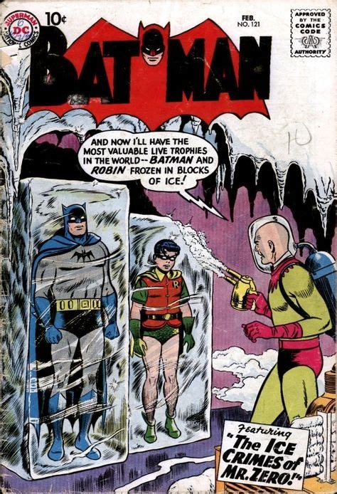 1959 The First Appearance Of Mr Freeze Called Mr Zero Batman