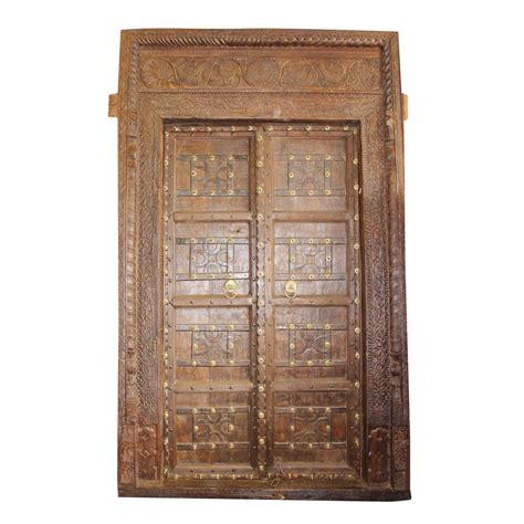 Antique Indian Carved Wooden Door Wood Doors Interior Wooden Doors