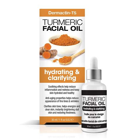Dermactin Ts Turmeric Hydrating And Clarifying Facial Oil Tumeric
