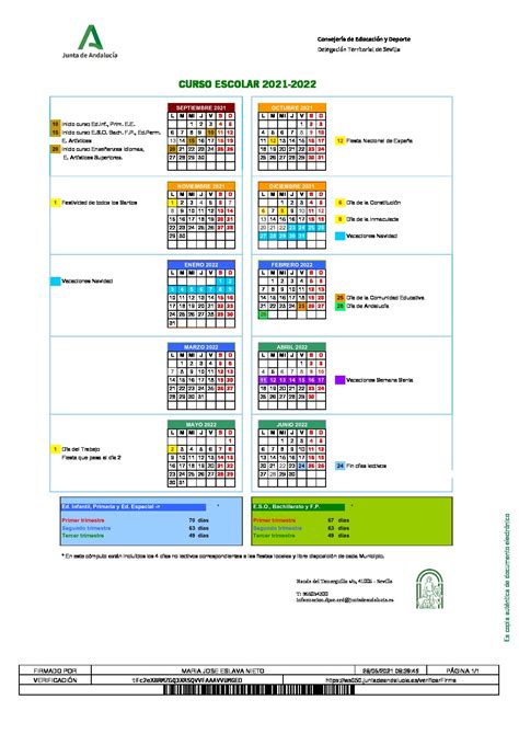 Construcción Naval étnico Extracción Calendario Escolar Sevilla 2020