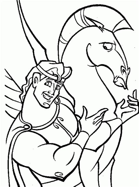Hercules Coloring Page Monster Coloring Pages Hercules Coloring