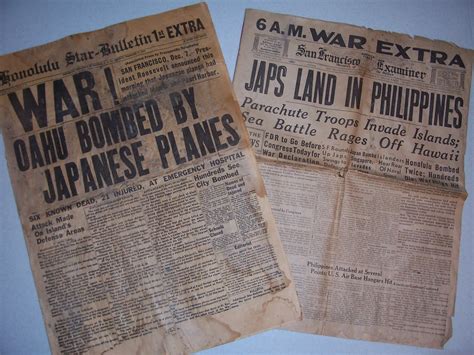 Ww2 Newspapers World War Ii Pacific Theater Headlines Of J Flickr