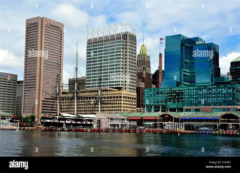 Baltimore Maryland Corporate Bank Towers And Office Buildings With