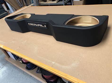 Gmc Sierra Denali 2014 2019 Crew Cab Subwoofer Enclosure Srq Customs