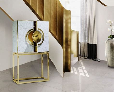 Secret Luxury Cabinet By Memoir Boasts Gold Leaf Interiors