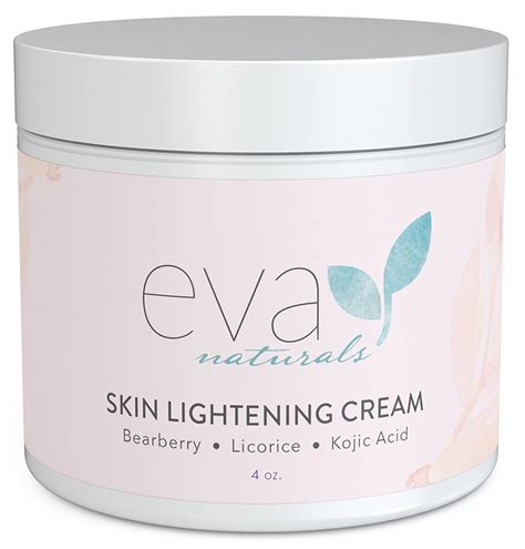 Skin Lightening Cream by Eva Naturals (4 oz) - Hyperpigmentation Cream ...