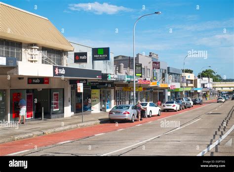 Shops And Business On Pittwater Road In The Northern Sydney Suburb Of