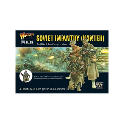 Your destiny is to become a warlord. Russian Soviet Winter Infantry plastic box set 28mm WWII ...