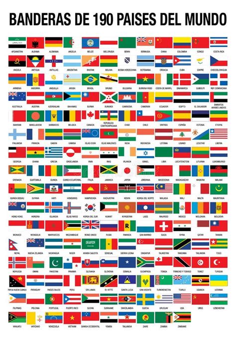 Bandeiras Dos Paises Do Mundo 190 Ilustracao Do Vetor Ilustracao De Images