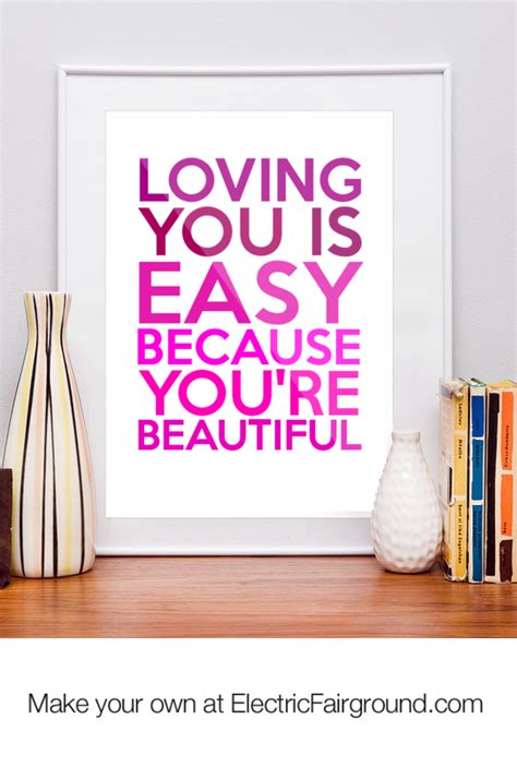 Loving You Is Easy Quotes Quotesgram