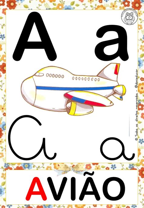Alfabeto De Parede 4 Tipo De Letras Atividade Alfabeto Educação