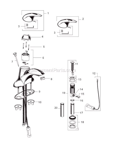 They use cast brass for the fittings and drains, and have patented the best place for new faucets and older american standard faucet parts is through amazon. American Standard Reliant 3 Single Control Centerset ...