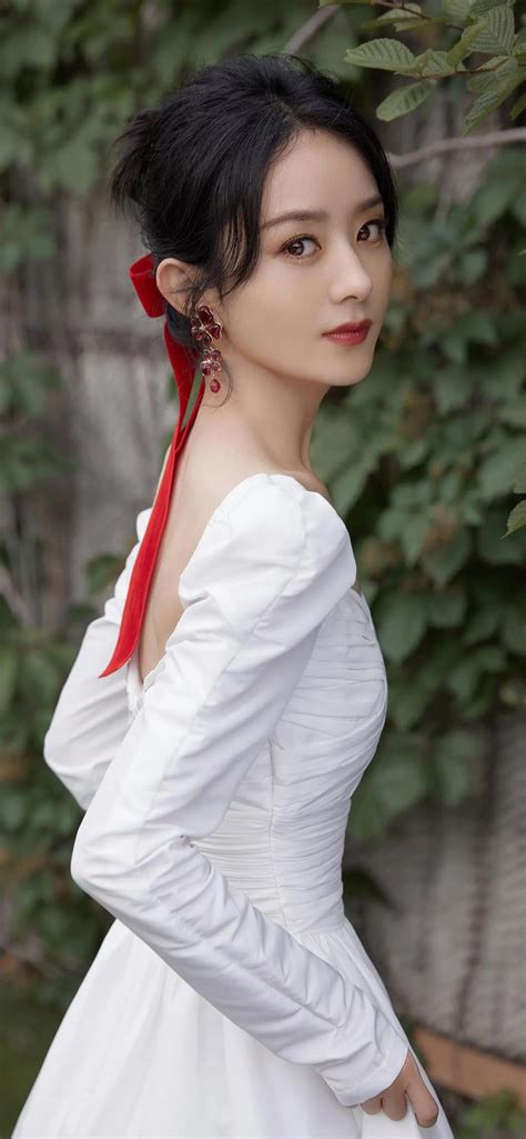 Zhao Liyings White Dress Photo Imedia