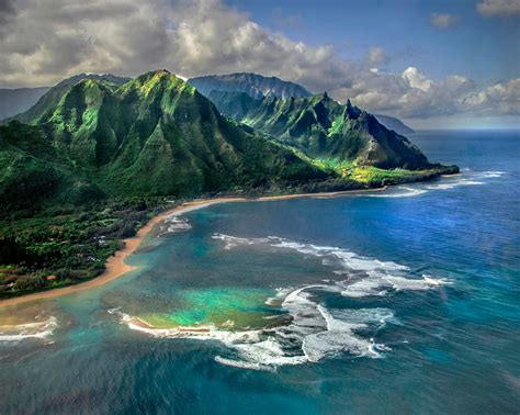 Tunnels Beach Kauai Hawaii H Landscapenature Photography Etsy