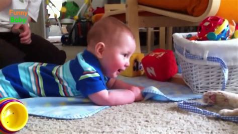 Funny Babies Laughing Hysterically At Cats Compilation Youtube
