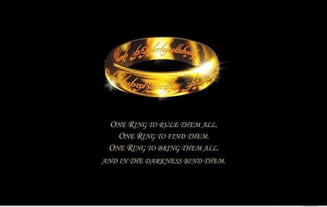 Lord Of The Rings One Ring To Rule Them All T Shirt
