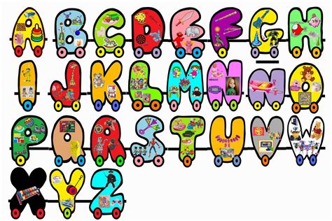 Alfabeto Infantil A Letras Del Abecedario Decoradas Abecedario Infantil