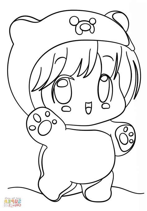 Coloriage Manga Kawaii Cool Images Coloriage Chibi Finn Kawaii Coloriage
